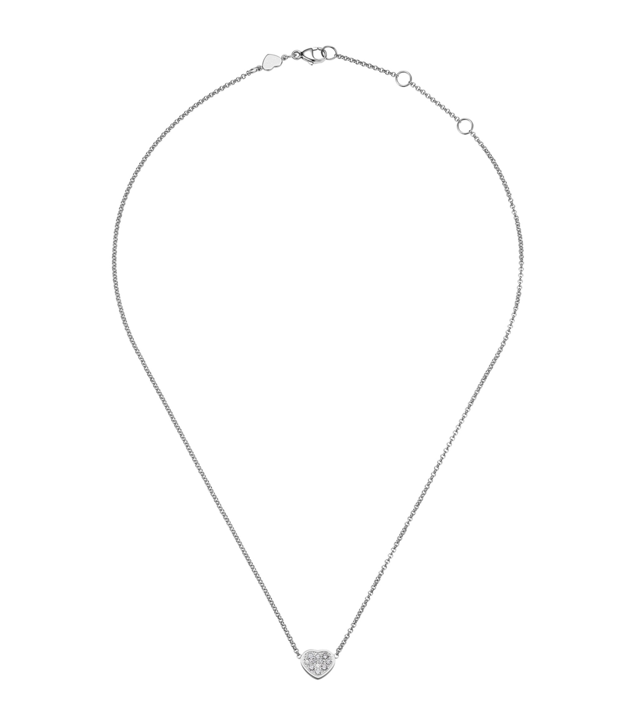 Chopard Heart Pendant Cubic Zirconia Necklace