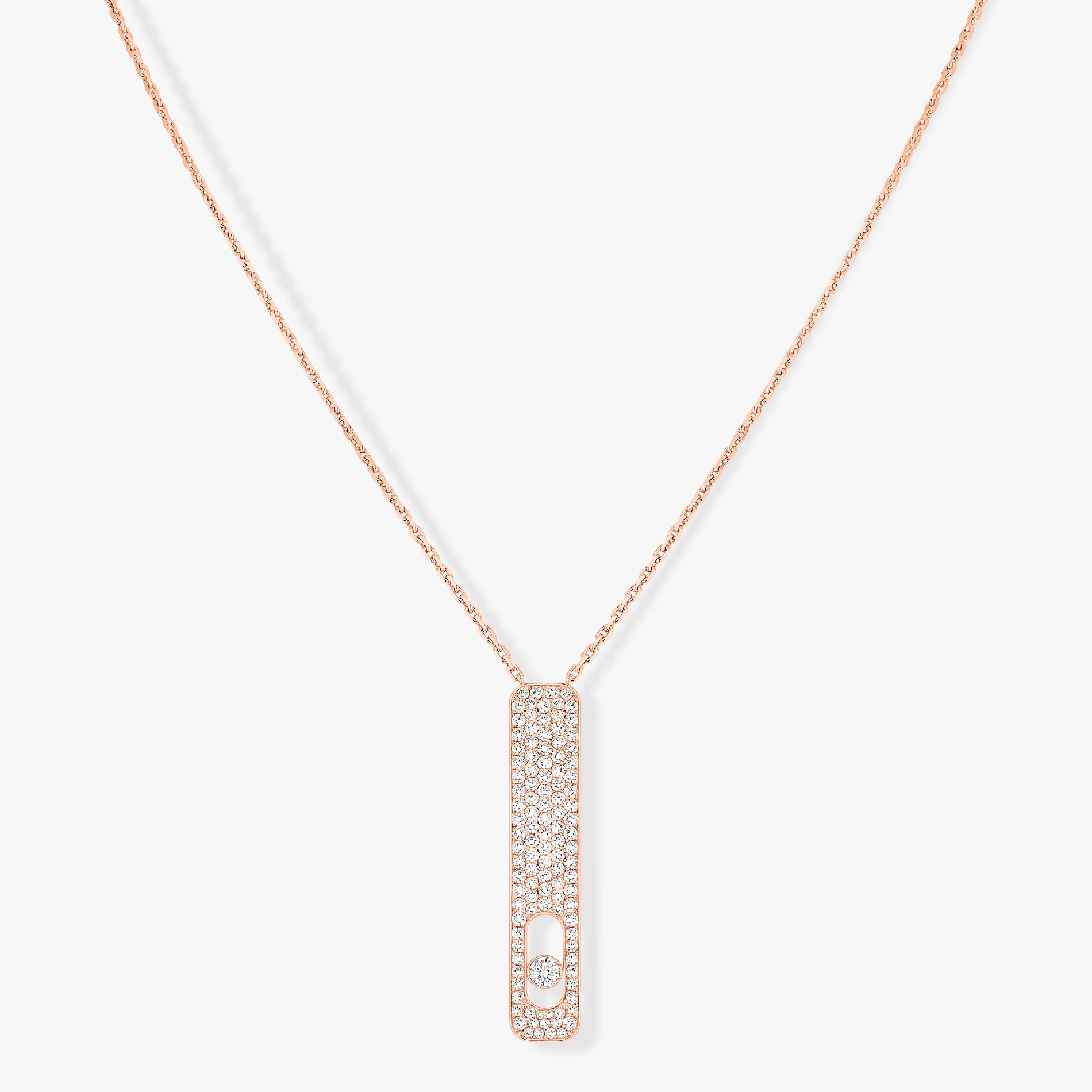 Messika My First Cubic Zirconia Paved Necklace