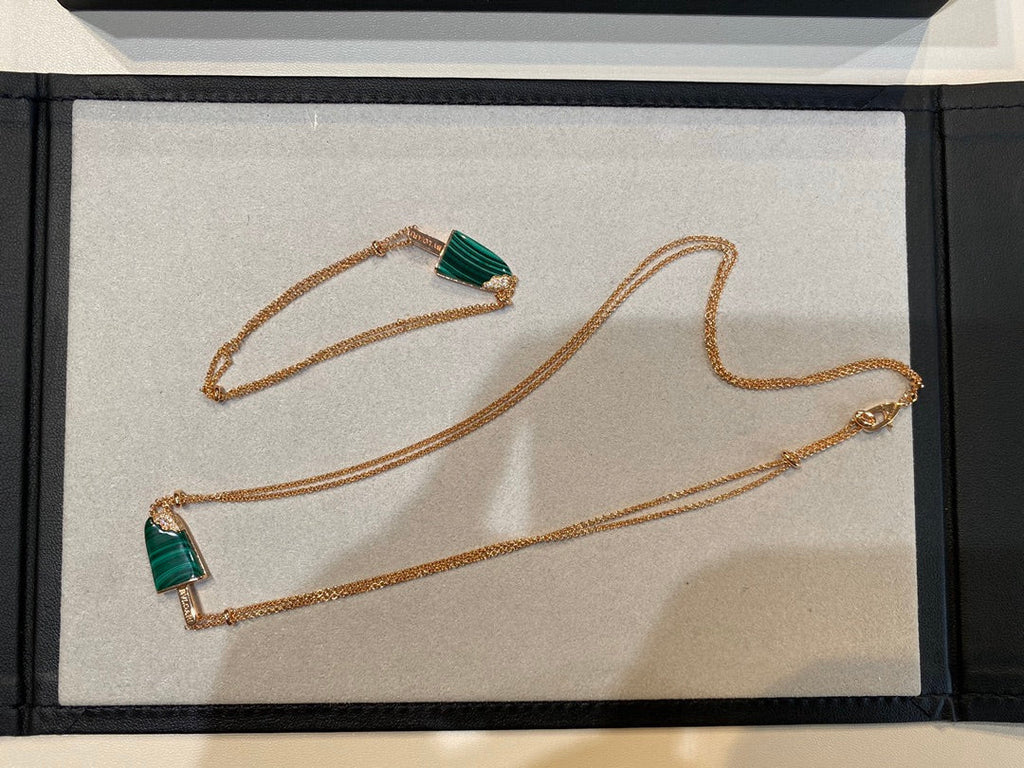 Bvlgari Ice Cream Bar Malachite Bracelet