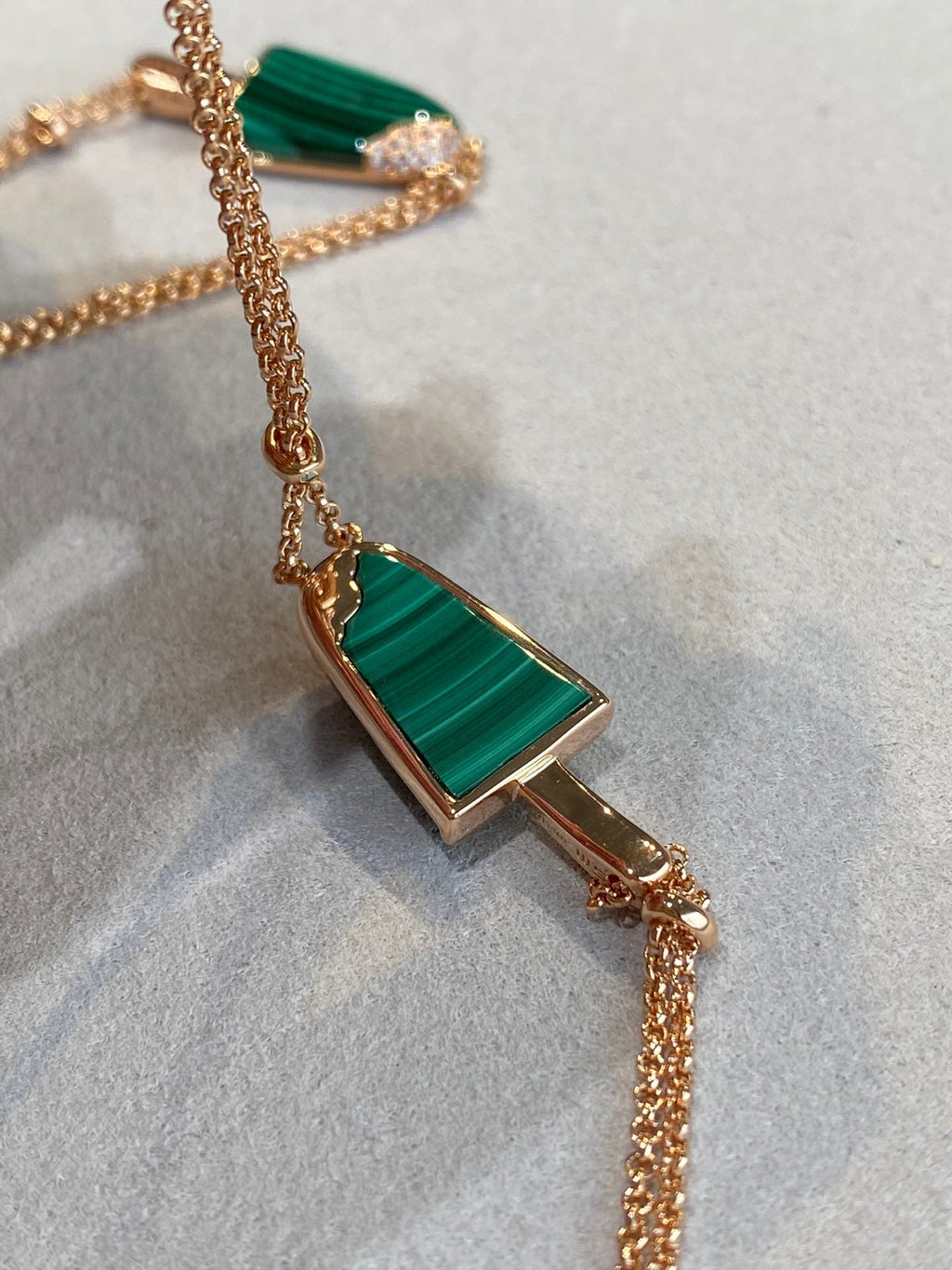 Bvlgari Ice Cream Bar Malachite Bracelet