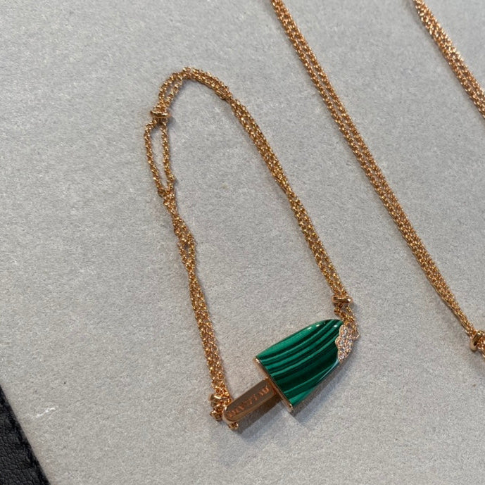 Bvlgari Ice Cream Bar Malachite Bracelet