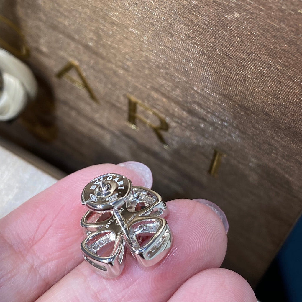 Bvlgari Fiorever Cubic Zirconia Stud Earrings