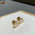 Bvlgari Earrings Cluster White Gold