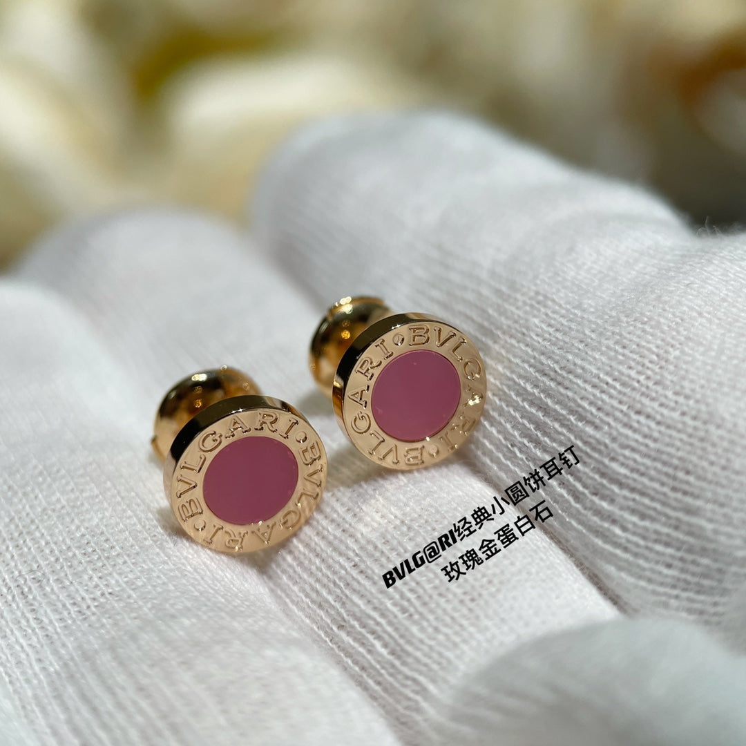 Bvlgari Earrings Cluster Pink MOP