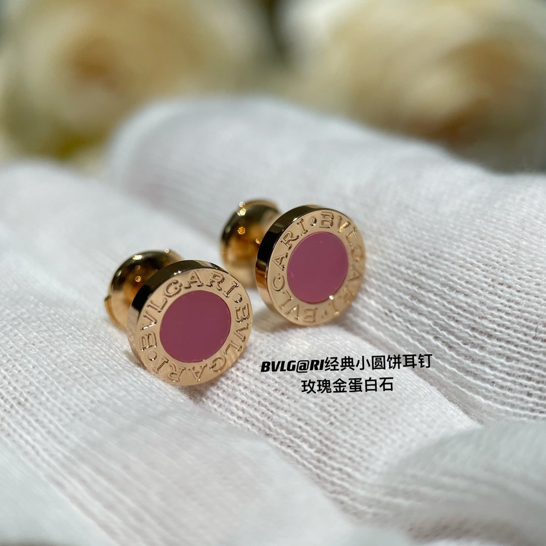 Bvlgari Earrings Cluster Pink MOP