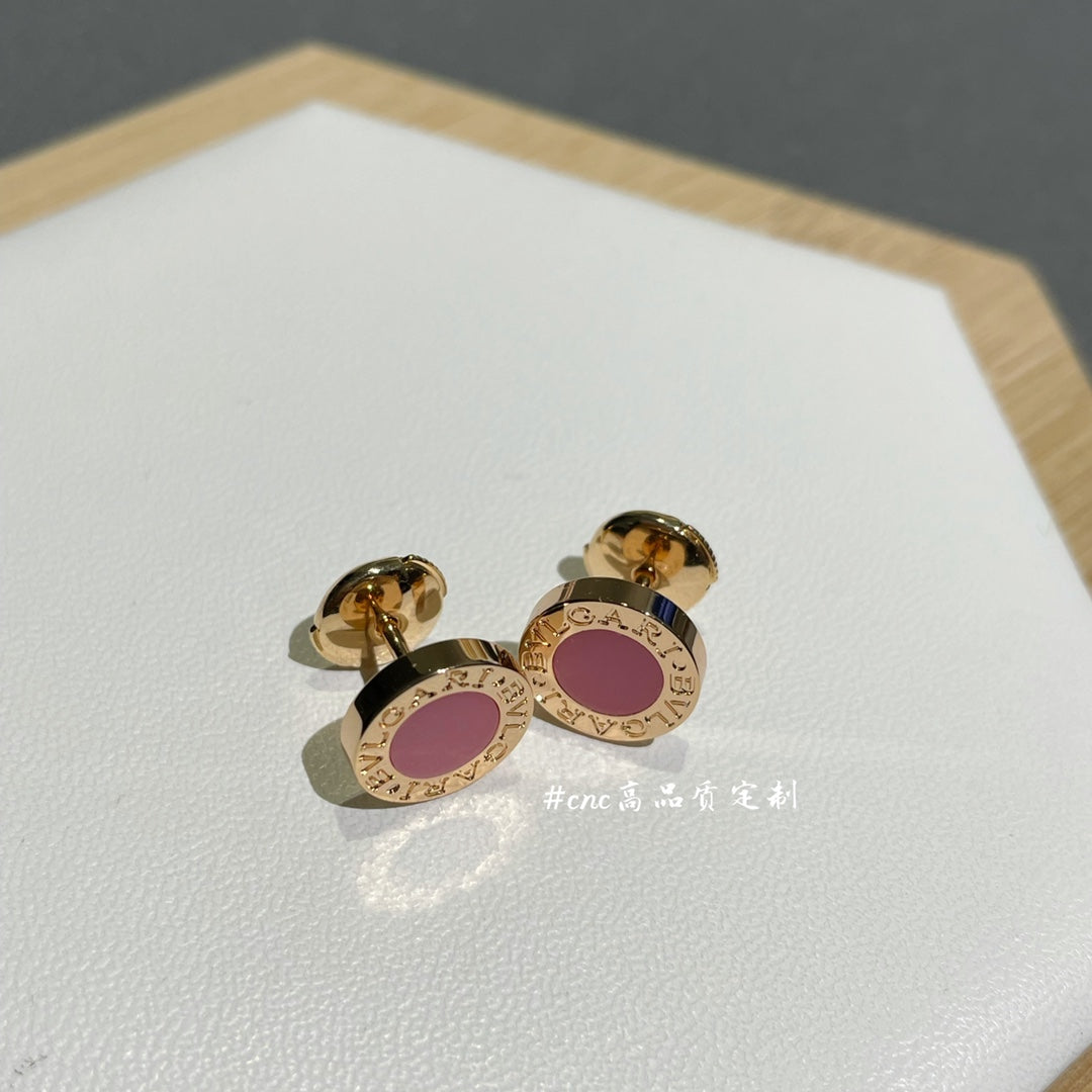 Bvlgari Earrings Cluster Pink MOP