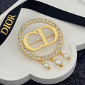 Dior CD Brooch 172612