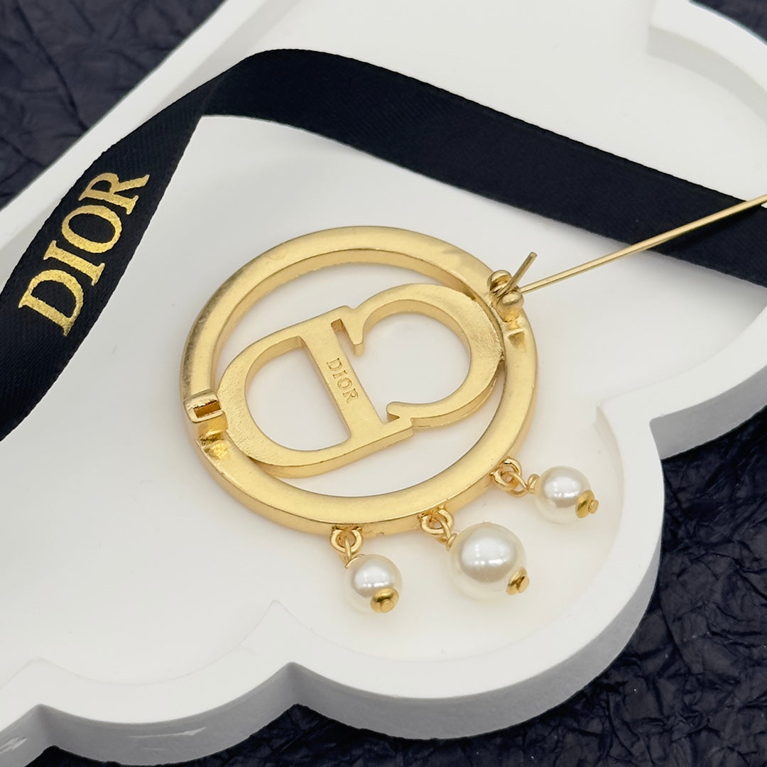 Dior CD Brooch 172612
