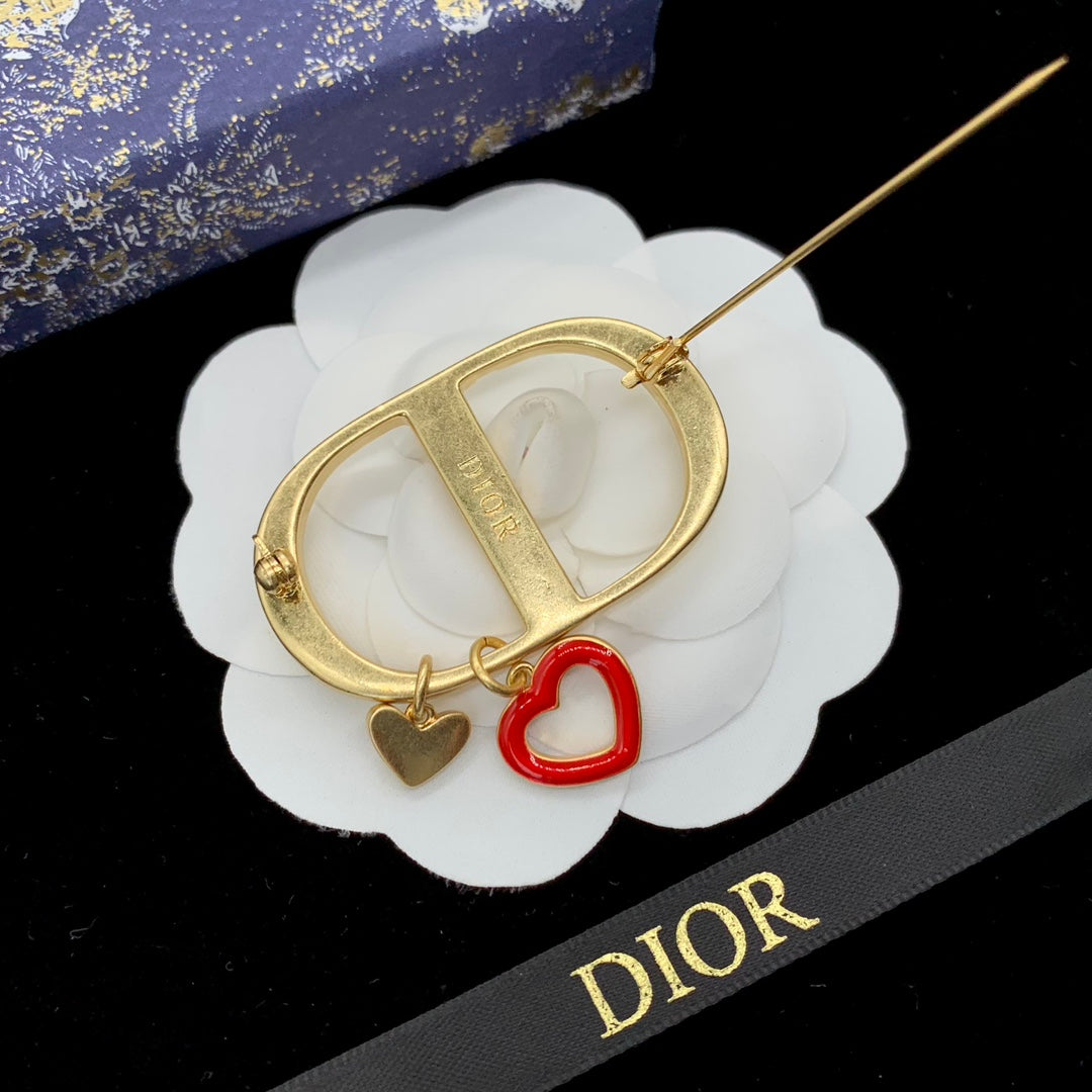 Dior CD Brooch 178846