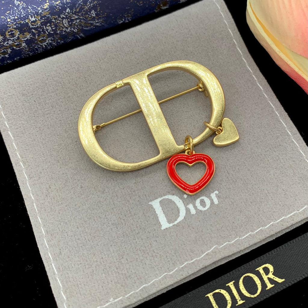 Dior CD Brooch 178846