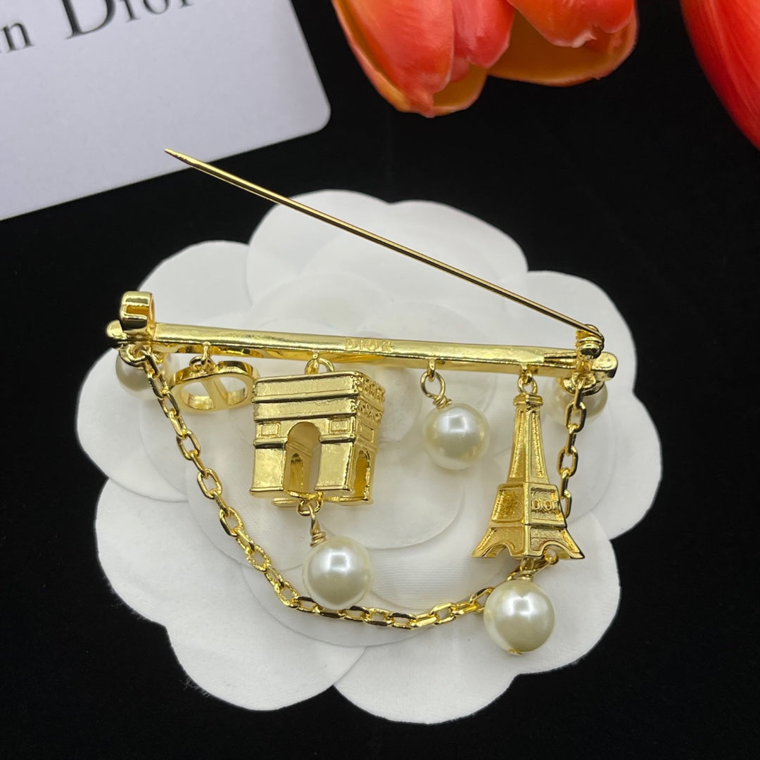 Dior CD Brooch 182694