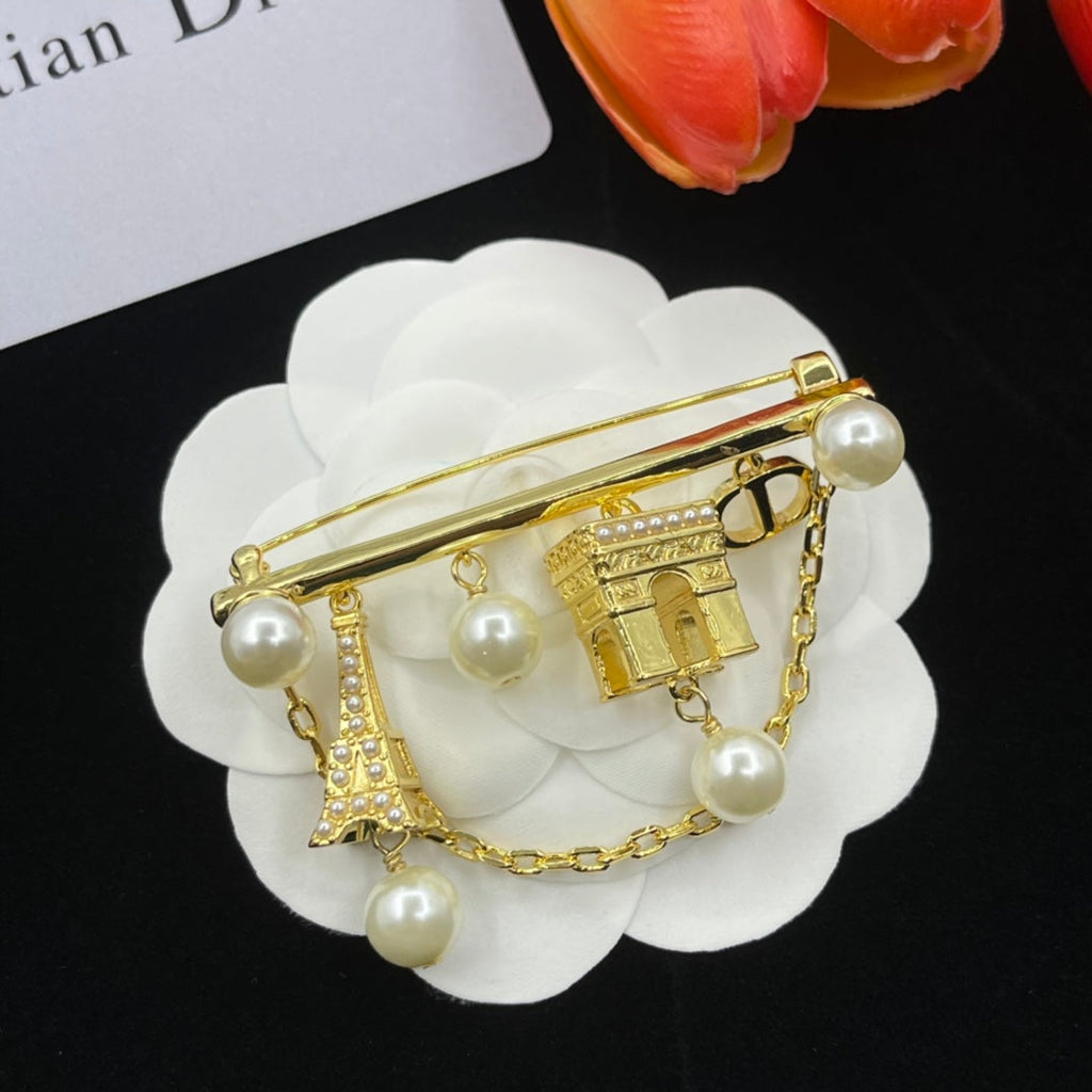 Dior CD Brooch 182694