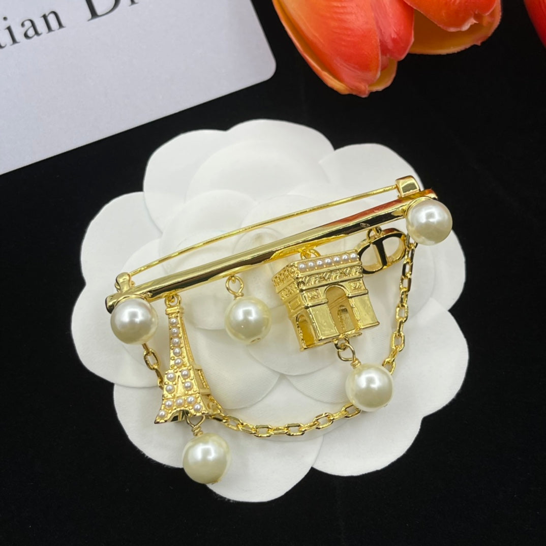 Dior CD Brooch 182694
