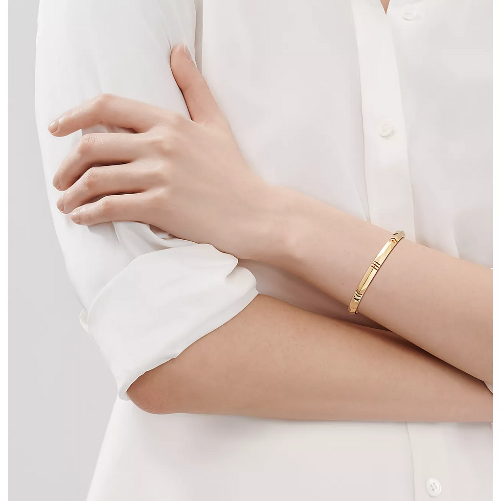 Tiffany Atlas X Gold Bracelet