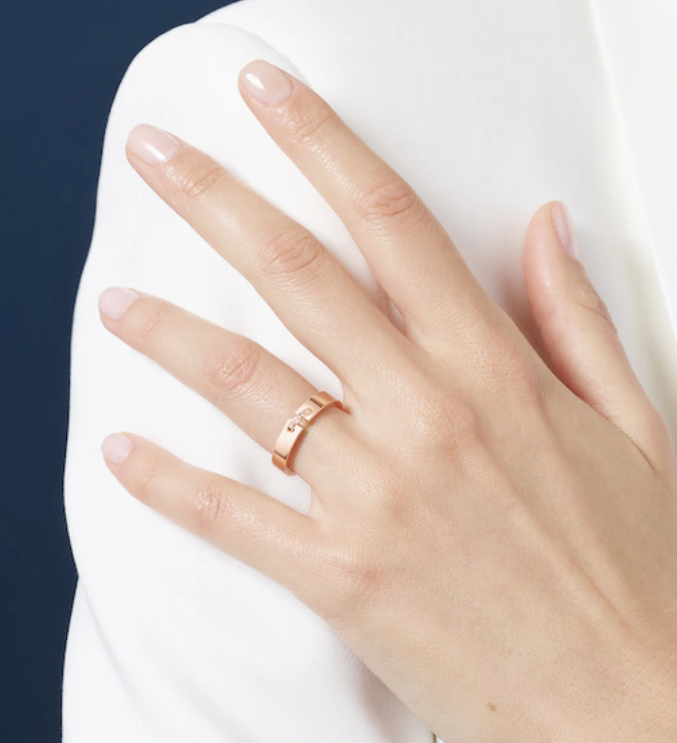 Chaumet Alliance Liens ÉVidence Cubic Zirconia 4MM Ring