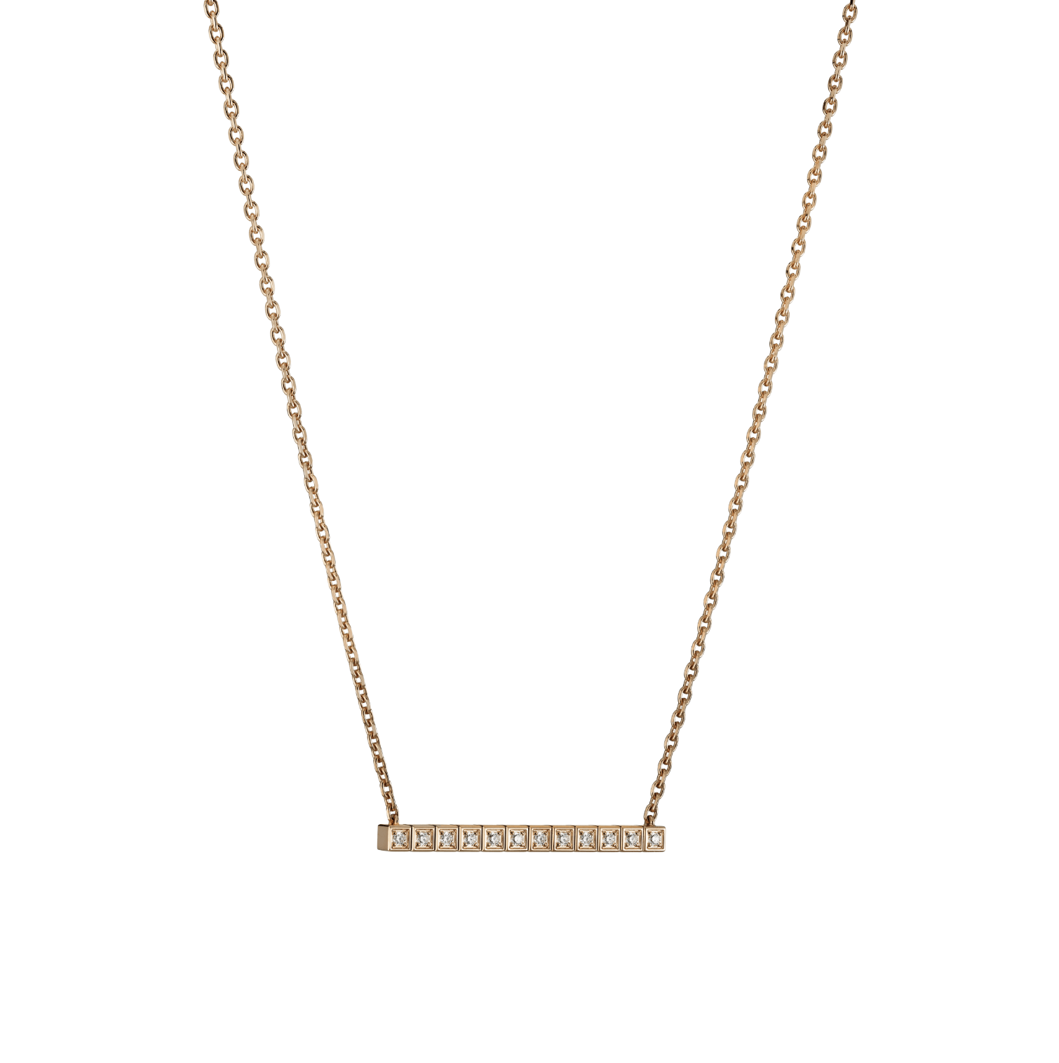 Chopard Ice Cube Full-Set Cubic Zirconia Necklace