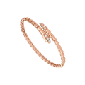 Bvlgari Serpenti Bracelet Cubic Zirconia Pink Gold