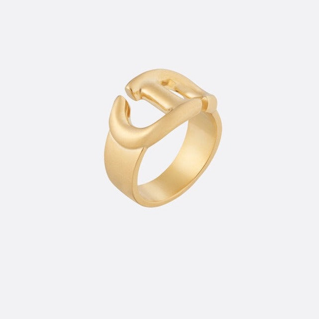 Dior CD 30 Montaigne Gold Ring