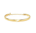 Fendi F Baguette Link Chain Gold Bracelet