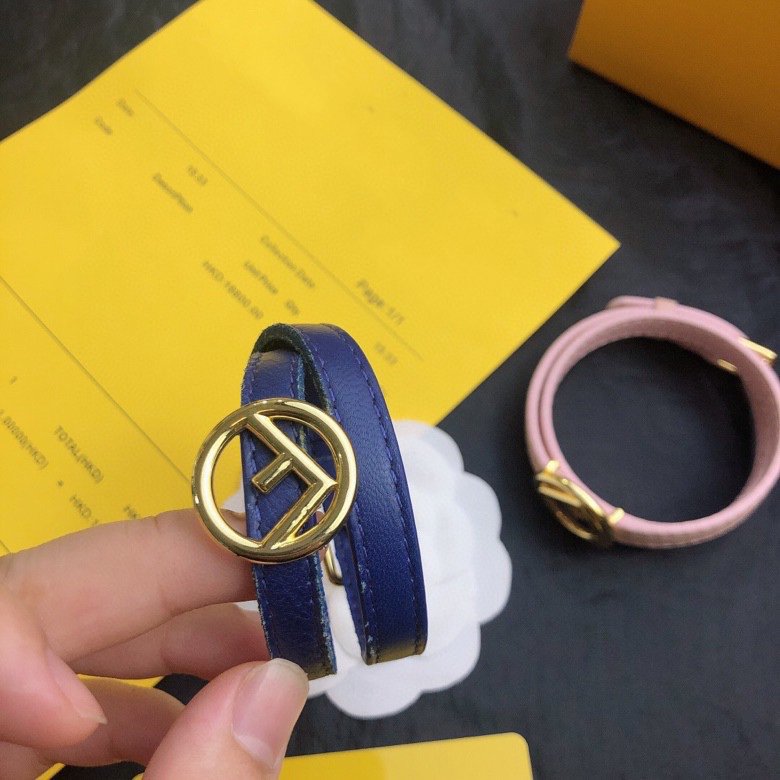 Fendi F Gold Bracelet
