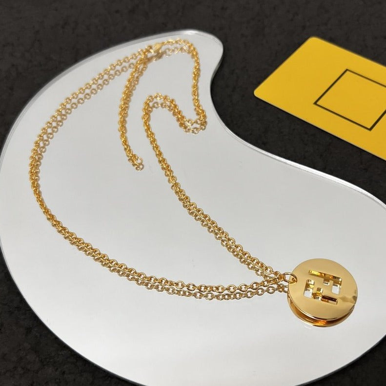 Fendi FF Necklace Gold