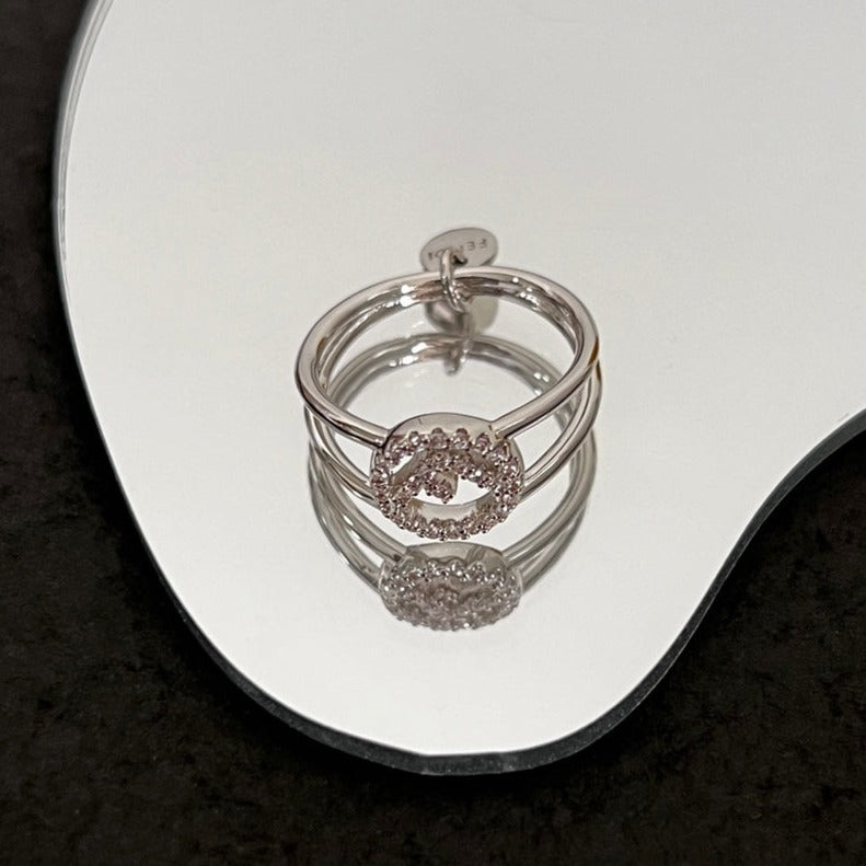 Fendi FF Diamond Ring
