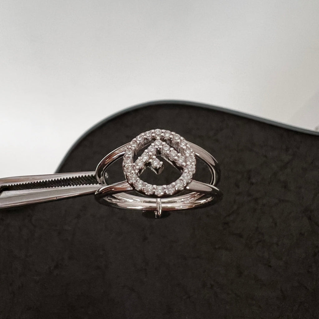Fendi FF Diamond Ring