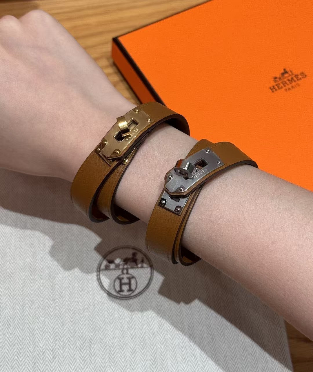 Hermes Mini Kelly Double Tour Bracelet