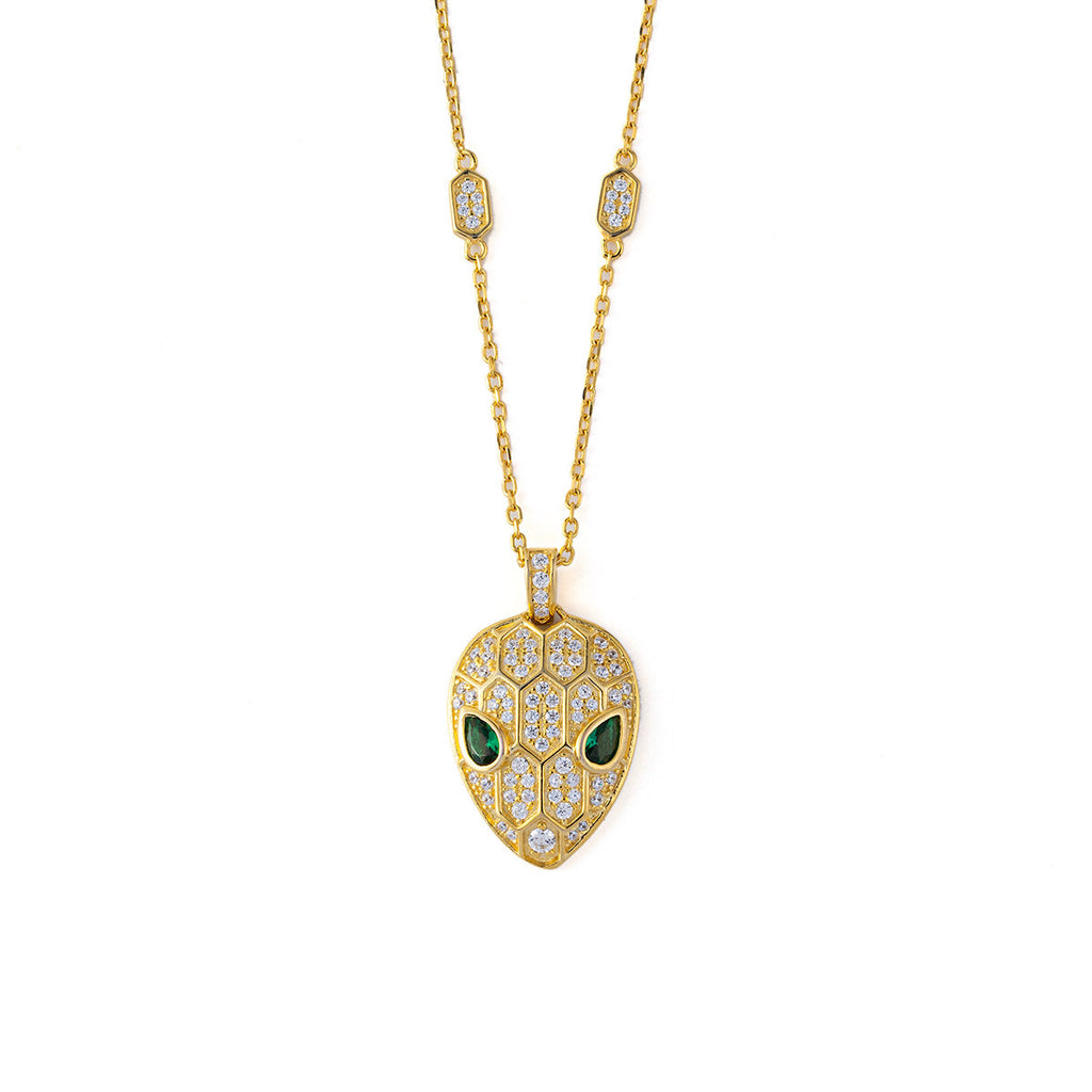 Bvlgari Serpenti Pendant Cubic Zirconia Necklace - 55221