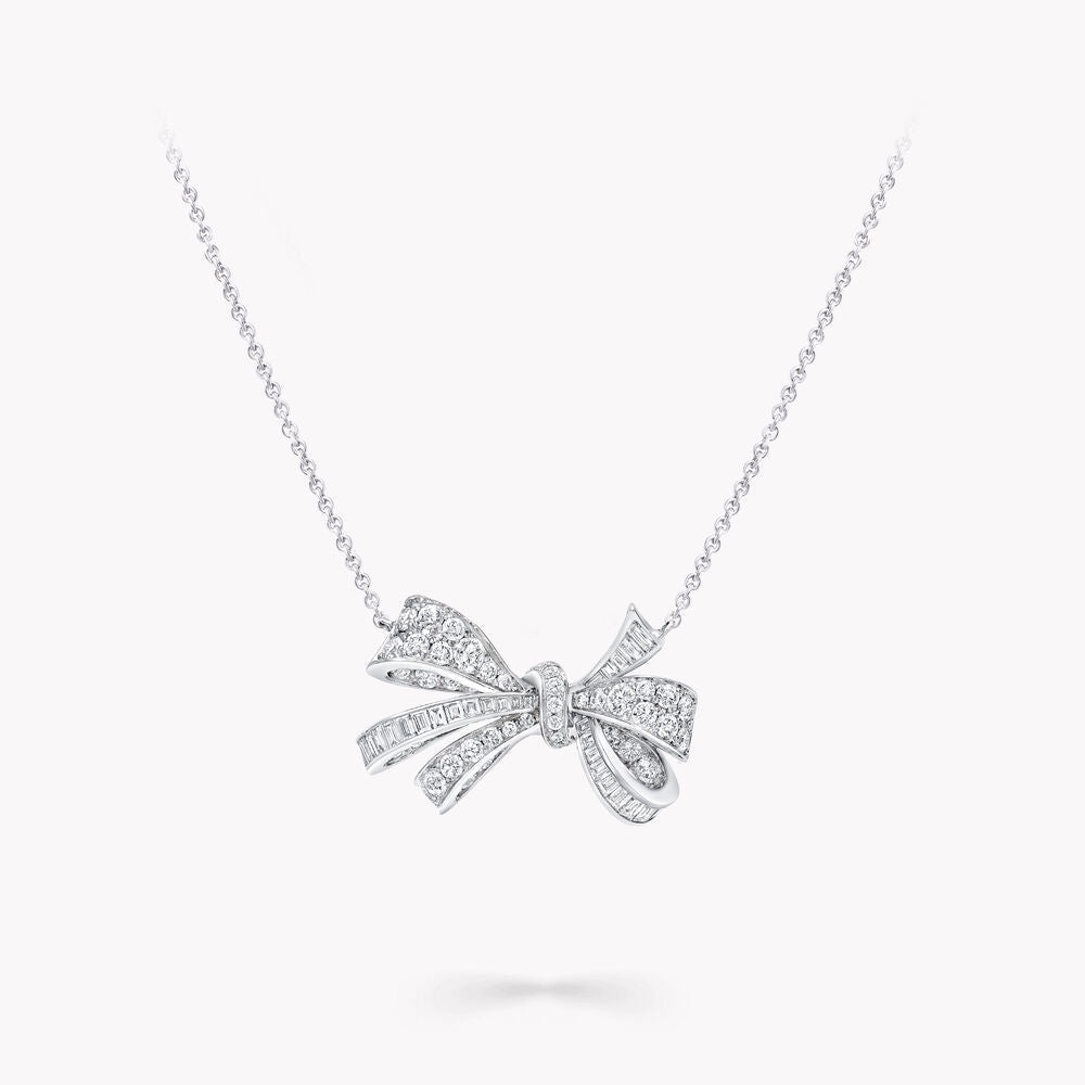 Graff Tilda Box Classic Silver Cubic Zirconia Necklace