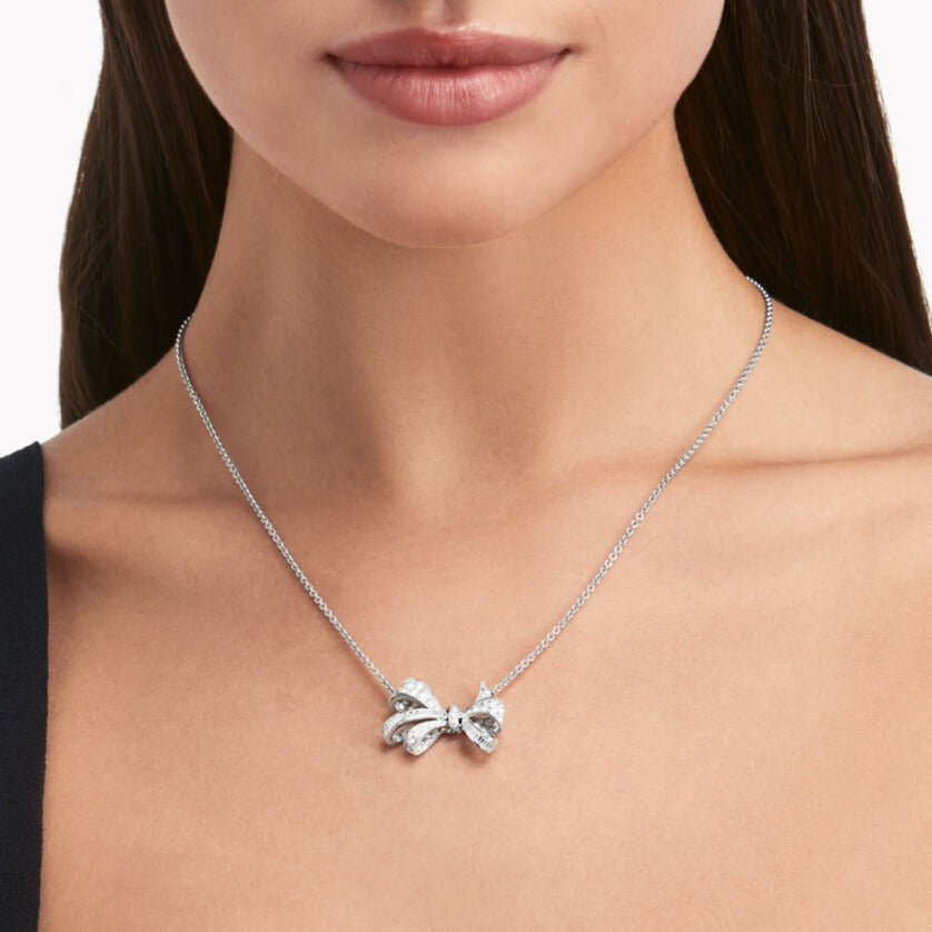 Graff Tilda Box Classic Silver Cubic Zirconia Necklace