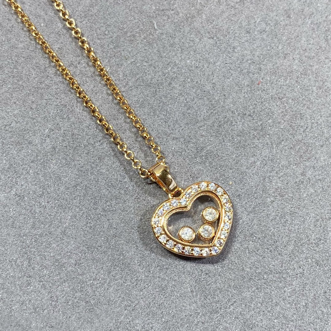 Chopard Happy Heart Cubic Zirconia Necklace