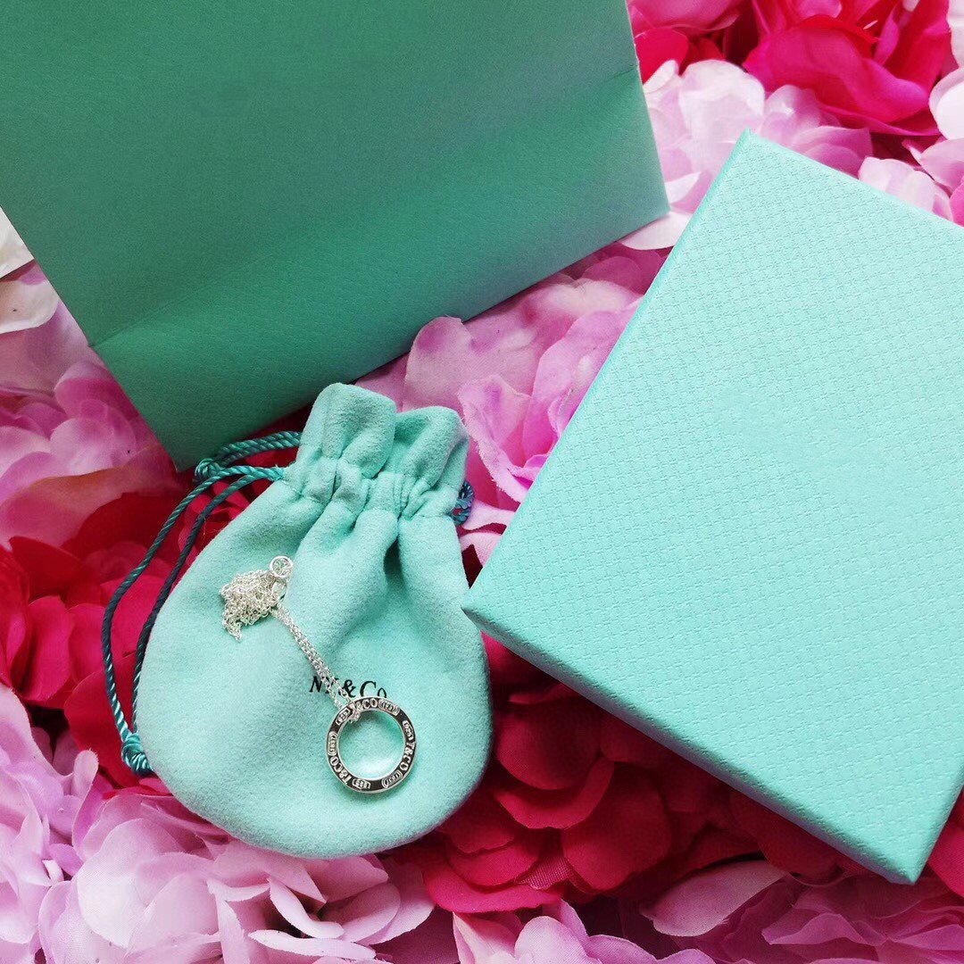 Tiffany Single Ring Necklace Chain Length