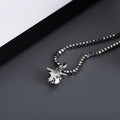 Gucci GG Double Classic Retro Sterling Silver Cow Necklace