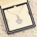 Chopard Happy Heart Necklace Silver Full Cubic Zirconia