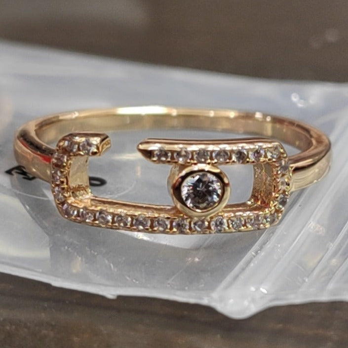 Messika Move Uno Open Ring Cubic Zirconia