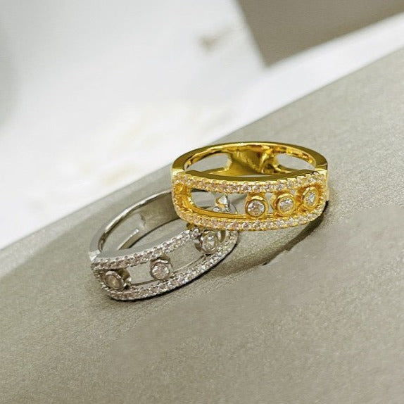 Messika Move Classic Paved Cubic Zirconia Ring
