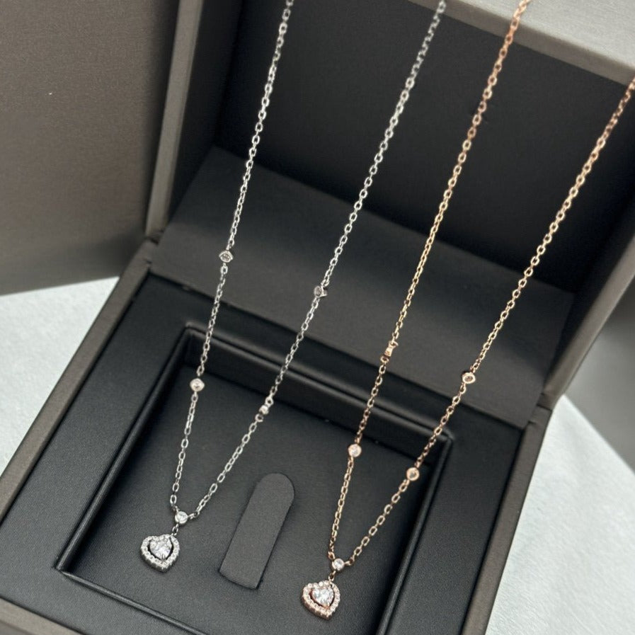 Messika Joy Heart Cubic Zirconia Necklace