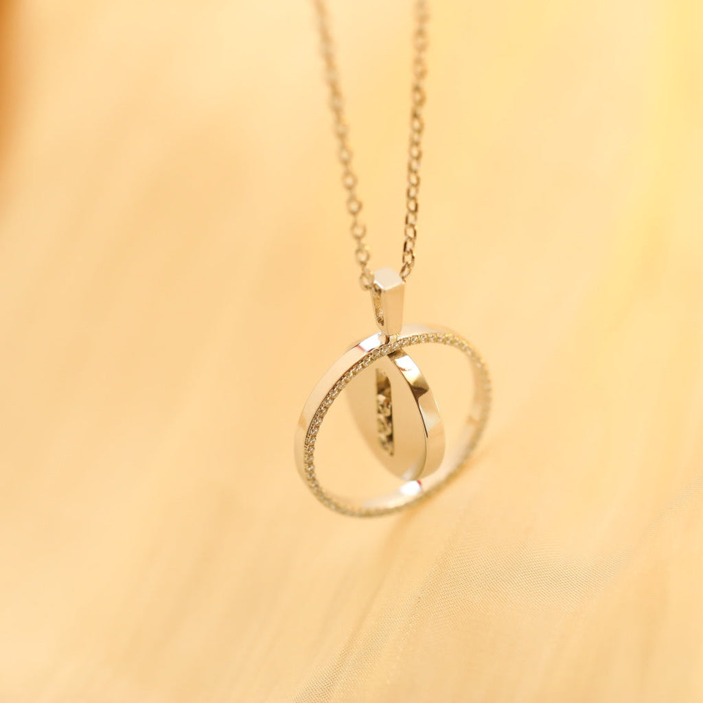Messika Lucky Move Mm Silver Cubic Zirconia Necklace