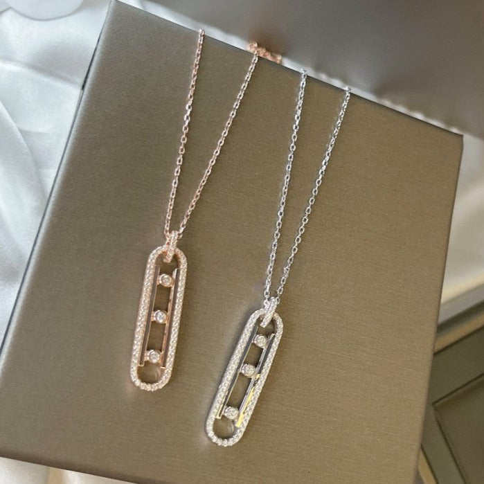 Messika Move 10th PM Cubic Zirconia Necklace