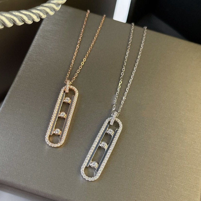 Messika Move 10th PM Cubic Zirconia Necklace