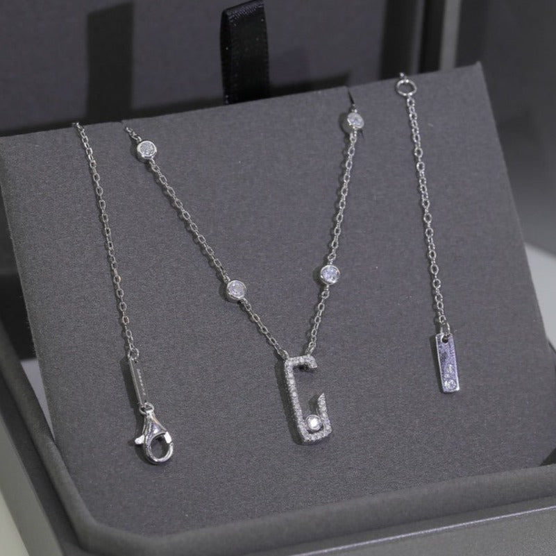 Messika Move Uno Open Cubic Zirconia Necklace