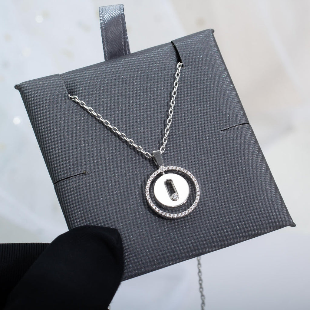 Messika Lucky Move PM Necklace Silver Cubic Zirconia