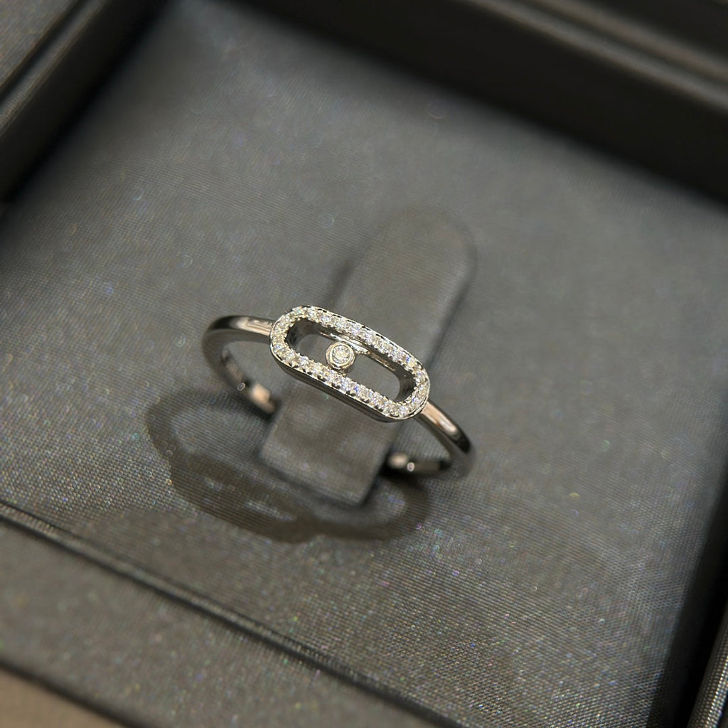 Messika Move Uno Silver Cubic Zirconia Ring