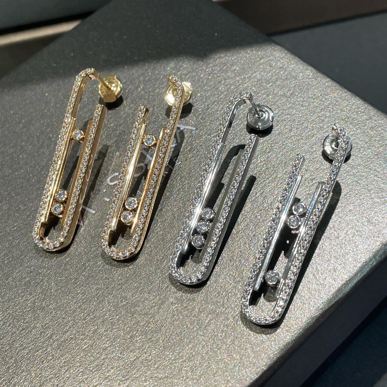 Messika Move 10th PM Earrings Cubic Zirconia