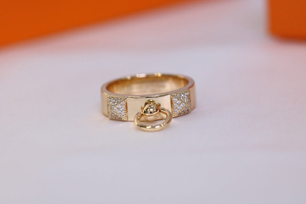 Hermes HM Ring Diamond Bracelet