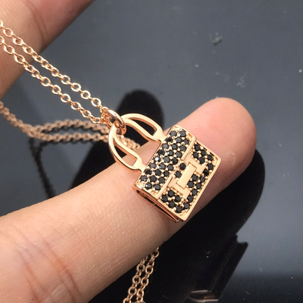 Hermes HM Necklace Arrival Black Diamond