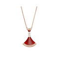 Bvlgari Dream Necklace Carnelian Cubic Zirconia