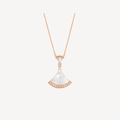 Bvlgari Dream Necklace MOP Pink Gold Cubic Zirconia