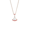 Bvlgari Dream Necklace MOP Pink Cubic Zirconia